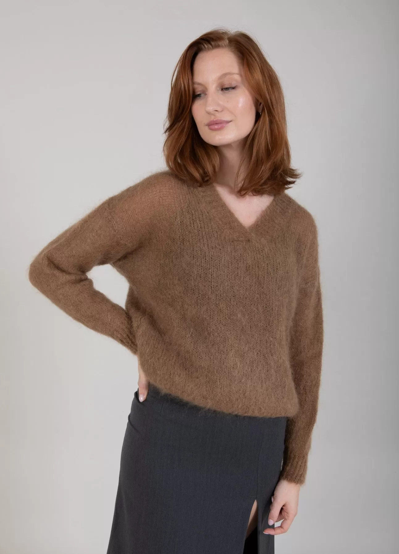 Kvinnor Coster Copenhagen MOHAIR V-HALS