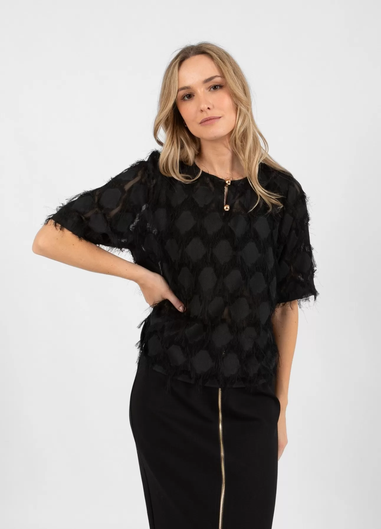 Kvinnor Coster Copenhagen TOP I FLUFFIG SPETS