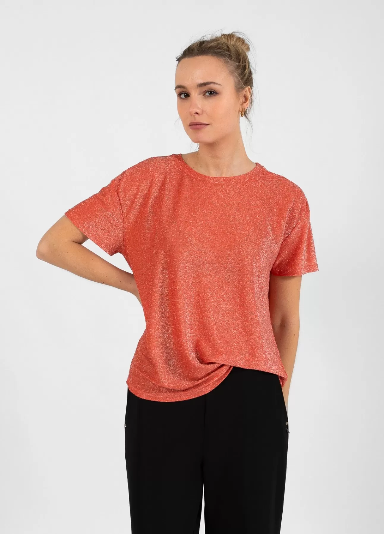 Kvinnor Coster Copenhagen T-SHIRT MED GLITTER