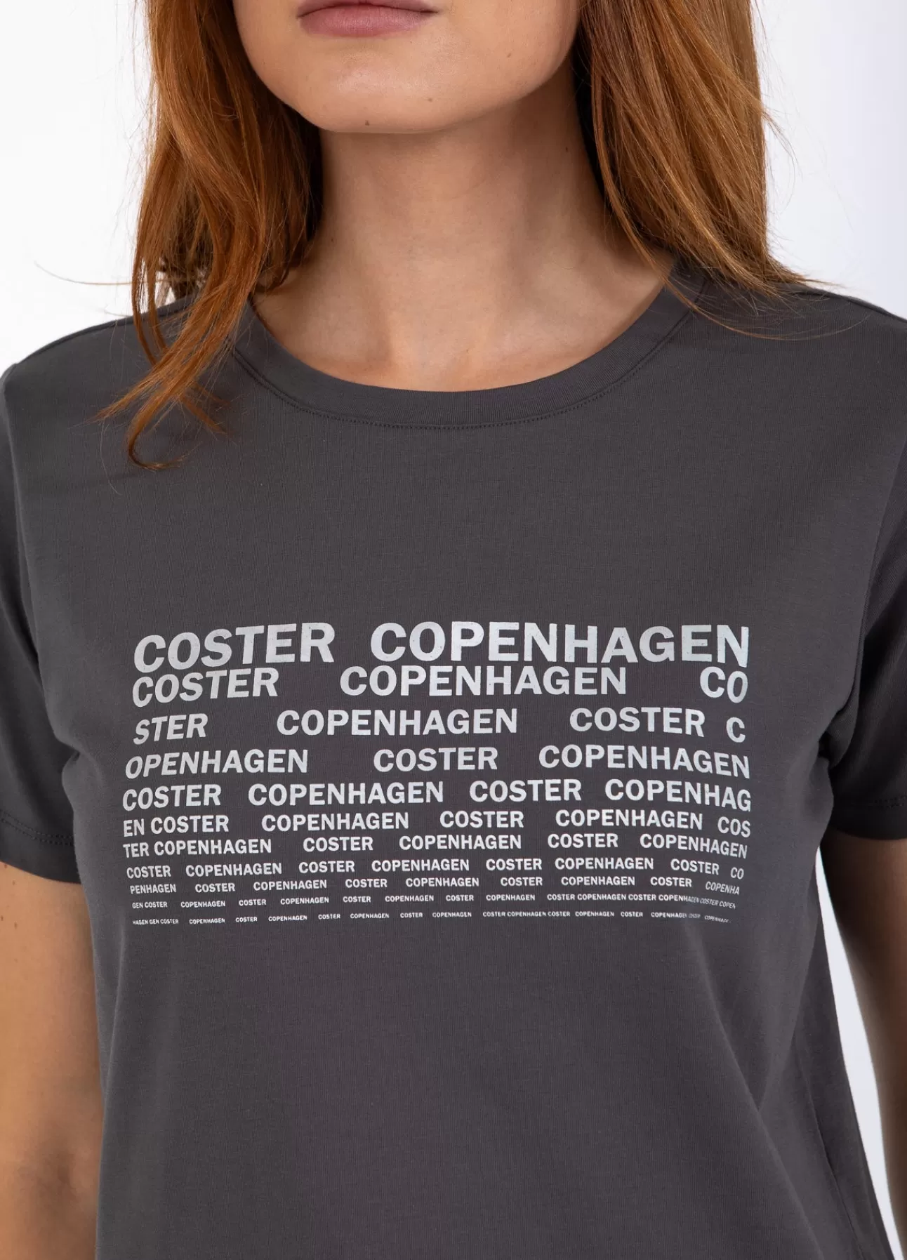 Kvinnor Coster Copenhagen T-SHIRT MED LOGGA